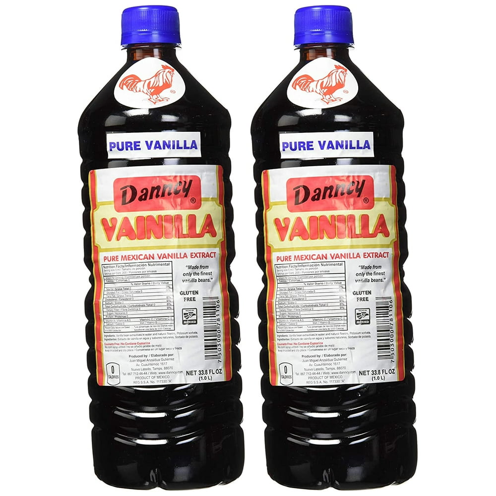 Danncy Dark Pure Mexican Vanilla Extract From Mexico 33oz Each 2
