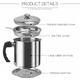 thumbnail image 3 of Recipiente Para Grasa De Tocino Con Colador, 1,4 L Xtellar plateado, 3 of 4