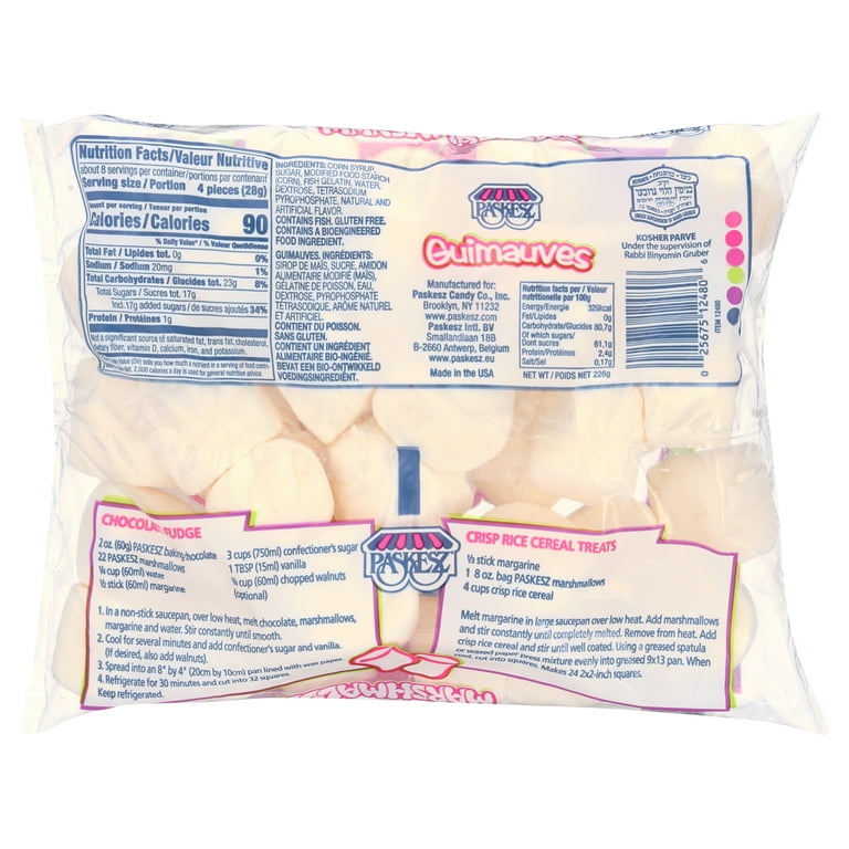 2 pack) Paskesz Marshmallows, 8oz - Walmart.com