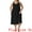 Black, variant on Plus Size Summer V Neck Sleeveless Beach Dress 2X Hot Pink