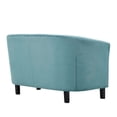 thumbnail image 3 of Modway Prospect Performance Velvet Loveseat in Sea Blue, 3 of 3
