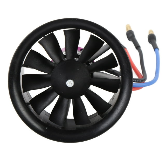 EDF Ventilador Con Conductos De 50 Mm Y 11 Aspas, Ventilador Con Conductos Para Avión RC 5S 1800 MAh 35 C Batería Recomendada 861 W De Potencia Cargada Para Reemplazo De Modelos