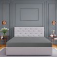 thumbnail image 5 of PiccoCasa 110GSM Brushed Microfiber Fitted Sheet with 16" Depth, Dark Gray Full, 5 of 6