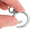 thumbnail image 4 of 12 Pcs Spring Buckle Round Spring Snap Hook Jewelry Apparel Swivel Buckle Alloy 3.80X2.50X0.30CM, 4 of 6