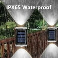 thumbnail image 5 of Solar Landscape Spotlights Outdoor Garden Lights Wireless Solar Powered Waterproof Yard Walkway Path Lighting Bright Illumination Easy Installation, Ukhbmc | Black, 5 of 8