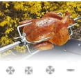 thumbnail image 3 of Jinsinto Fourchette Tourne Broche Fourchette Barbecue, Broche et Pointe pour Rôtissoire Diamètre Ensemble de 2, 3 of 5