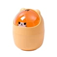 thumbnail image 2 of Mini bote de basura con forma de oso para oficina, bolsa de basura, bote de basura para escritorio, cubo de almacenamiento para escritorio de estudiante, 2 of 4