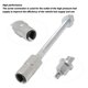 thumbnail image 3 of Adaptador Extractor De Inyector, Fácil Operación Herramienta Extractora De Inyector De Combustible Conexión De Tornillo Precisa De Alta Resistencia Para Motores 2.0 DCI CDTI, 3 of 7