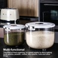 thumbnail image 4 of Large Capacity Rice Bucket Insectproof Moistureproof Storage Box Airtight Sealing Food Case Kitchen for Household Green, 4 of 10