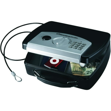 SentrySafe P008EBL 0.08 Cubic Foot Electronic Compact Safe, Blue