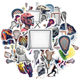 thumbnail image 5 of cartoon Lacrosse Theme Stickers, Waterproof Lacrosse Theme Sticker for Water Bottle Laptop Phone Cases Planner Skateboard Luggage Helmet Party Favor Decor, Ideal for Adults Teens Teacher Rewards, 5 of 9