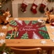 thumbnail image 3 of Decoraciones de Navidad Al Aire Libre 30×45cm Lino de Navidad Alfombras de Mesa de Comedor Alfombras Decoraciones de Vacaciones, 3 of 6