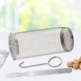 thumbnail image 1 of Cesta para barbacoa Cesta para parrilla de acero inoxidable Rejilla para barbacoa Suministros de cocina para carne y verduras (Juego pequeño de 3) 2PCS FLhrweasw Nuevo, 1 of 9