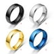 thumbnail image 5 of Guardurnaity Anillo de banda unisex Joyería de mano estética Regalos de cumpleaños Negro Tamaño 13 Type3 NO3 Guardurnaity AP010324-08B, 5 of 6
