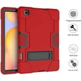 thumbnail image 3 of Mignova for Samsung Galaxy Tab S6 Lite 10.4 inch Case Kids Friendly Heavy Duty Drop Shock Proof Armor Defender for Samsung Tab S6 Lite 10.4 inch 2020 2022 Model SM-P610 P613 P615 T619 (Red+Black), 3 of 6
