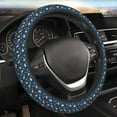 thumbnail image 5 of Vsdgher Modern Modern Excavator Pattern Elastic Car Steering Wheel Cover,Car Wheel Cover Protector Car Accessory for Steering Wheel with a Diameter of 14.5"-15", 5 of 6