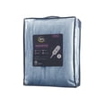 thumbnail image 3 of Serta Jeté Chauffant Électrique en Tissu Polyester Microlight Bleu, 3 of 5