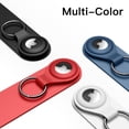 thumbnail image 5 of JETech Silicone Case for AirTag 2nd/1st Generation (2026/2021) with Keychain, Protective Air Tag Holder, 4-Pack (Black/White/Navy Blue/Red), 5 of 6