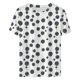 thumbnail image 3 of Camisetas Casuales de las Mujeres Estampadas Cuello Tripulado Manga Corta Superior, Ligera Mezcla de Poliéster Blusa de Moda, 3 of 4