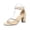 Beige Shoes for Women, variant on Women's Sandal Open Toe Plus Size Available Versatile Versatile Matching With Various Outfits Style Beige 40