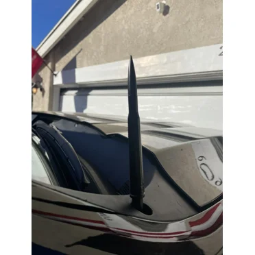 Bullet Style 0.3 Cal (5.45") Antenna Mast Power for CHEVY SILVERADO 2006-2024