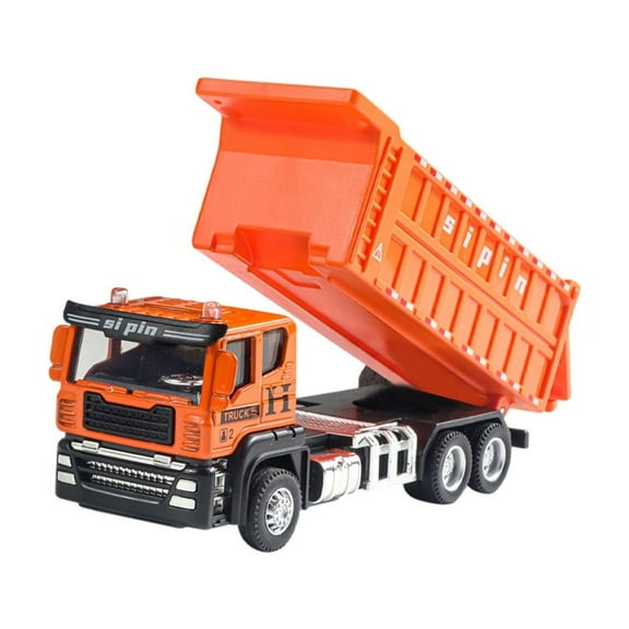 Engineering Vehicle Toys for Boys, Construction Vehicle Models, Alloy Excavator Concrete Tanker Truck Cranes Bulldozer Toys for Kids Ages 3-6, Durable Portable Educational Gift Set