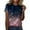 Dark Blue, variant on T Shirts Women Ladies Fashion Casual Ggradient Sequin Print Round Neck Loose T Shirt Top Shirts Women Pink M