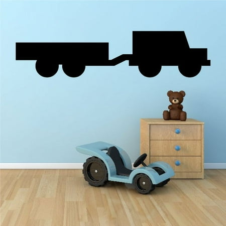 Simple Towing Jeep Decal - 36 Inches