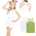 thumbnail image 7 of BLTIBY 2025 Girls Boys Tank Top Summer Sleeveless Camisole Y Vest T Shirt Toddler Infant Solid Color Casual Fashion Blouse White 2 3-4 Years, 7 of 7