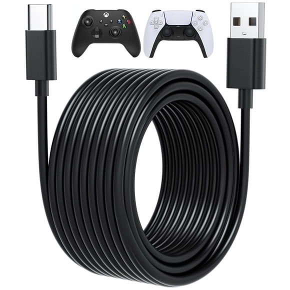 Cable USB C PS5 Driver Xbox Series X Control Blanco para Carga y Datos