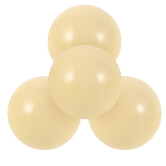ADDHAT 4Pcs White Resin Balls for Billiard Training Equipment Practice