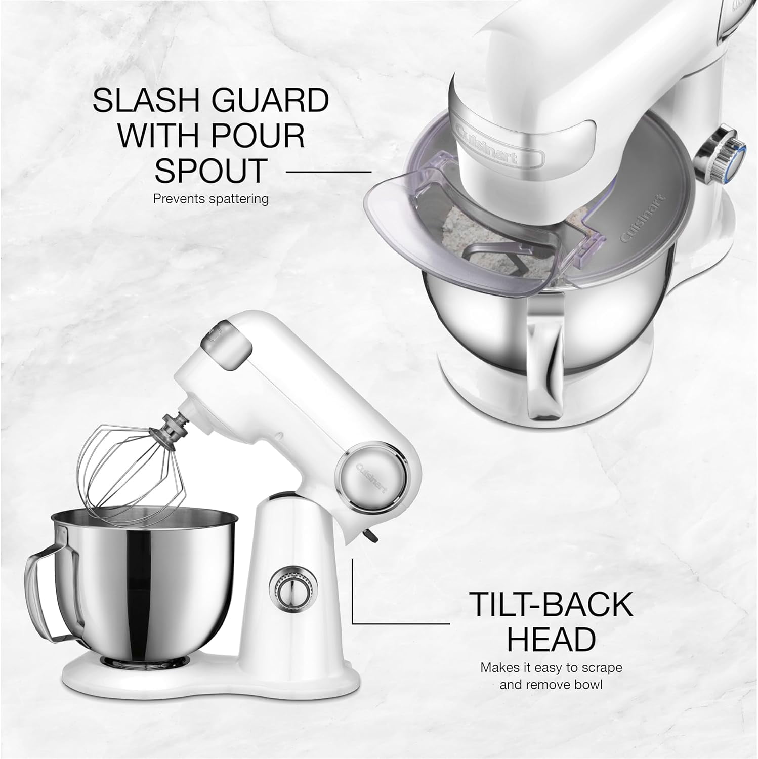 Cuisinart Precision Master 5.5-Quart Tilt-Head Stand Mixer, 5.5 Qt (5.2L)