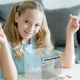 thumbnail image 4 of 10k Money Saving Challenge Box in 365 Days for Cash Coin, Piggy Bank for Adults, Unbreakable Piggy Bank, Clear Acrylic Money Box, Must Break to Open, Easy and Fun Way to Save $10,000, 4 of 5