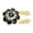 gold black, variant on Rhinestones Button Covers Decorative Button Embellishment Button Flower Button Covers for Jewelry Craft Decoration