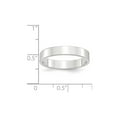 thumbnail image 2 of 14k White Gold 4mm Ltw Flat Band Size 8 Ring, 2 of 2