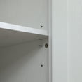 thumbnail image 5 of 72" Freestanding 4-door Pantry For Kitchen, White - 4 Storage With Adjustable Shelves Efficient Organization Of Items Kitchen 4 Doors Shelving Options Cookbooks, Dry Goods, And Arrangement Management, 5 of 5