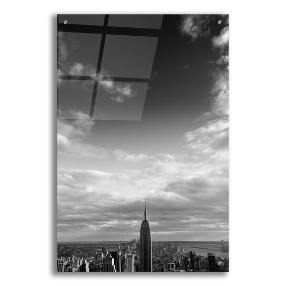 Epic Art 'NYC Manhattan Sky' by Nina Papiorek, Acrylic Glass Wall Art, 24"x36"