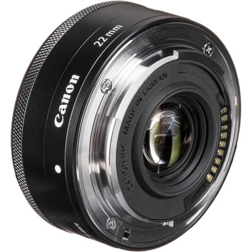 Canon EF-M 22mm f/2 STM Lens (Graphite) Lens with Bundle Package