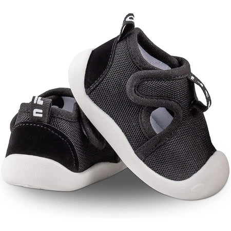 

Toddler First Walking Safer Non-Slip Lightweight Wide Tennis Shoes Baby Slip on Breathable Sock Sneakers Infant Mesh Knitted Elastic Soft Sole Indoor Shoes 1-4 Years Boy Girls Outdoor Walkers Shoes