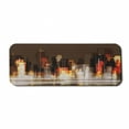 thumbnail image 1 of City Computer Mouse Pad, Abstract Urban Downtown Vibrant Silhouettes Buildings Panorama Modern, Rectangle Non-Slip Rubber Mousepad Large, 31" x 12" Gaming Size, Brown Multicolor, by Ambesonne, 1 of 2