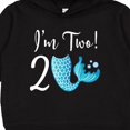 thumbnail image 3 of Inktastic 2nd Birthday Mermaid Party Toddler Hoodie, 3 of 4