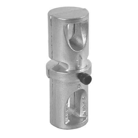 - DESIGNOVATIONS INC. S238R8 Sign Coupler, Cast Iron Slvr