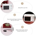thumbnail image 2 of 1Pc 1/12 Mini House Mini Model Kitchen Scene Microwave Oven Mini Kitchen Ornamen, 2 of 8