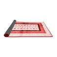thumbnail image 2 of Ahgly Company Indoor Square Abstract Red Contemporary Area Rugs, 5' Square, 2 of 4