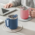 thumbnail image 1 of Cagogo under $5 2Pcs Insulated Coffee Mug, Double Layer Stainless Steel Coffee Mug,Portable Insulated Travel Mug,Induction Heatable Coffee Cup with Lid,Office Camping Thermal Mug, 1 of 9