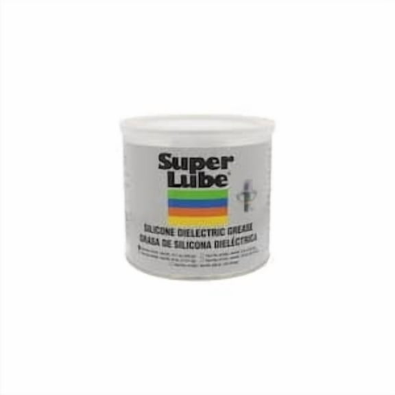 Super Lube Silicone Dielectric & Vacuum Grease Non-Curing Compound (Translucent White, 14.1oz/400g Canister), NSF Certified Food Grade & Clean, Resistant to Thermal Degredation