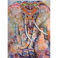 thumbnail image 1 of Cuadros Decorativos (DE2651) 5D DIY taladro completo diamante pintura elefante colorido punto de cruz mosaico 20X30cm Ehuebsd embutido en tela, 1 of 1