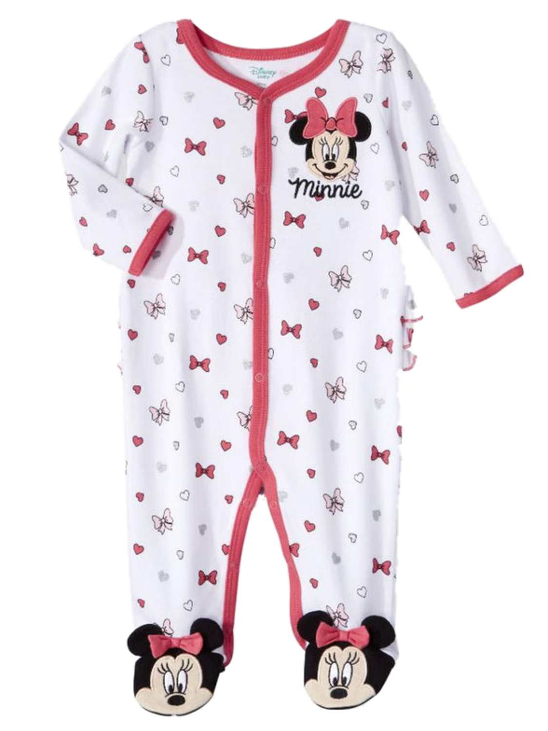 minnie mouse baby pajamas