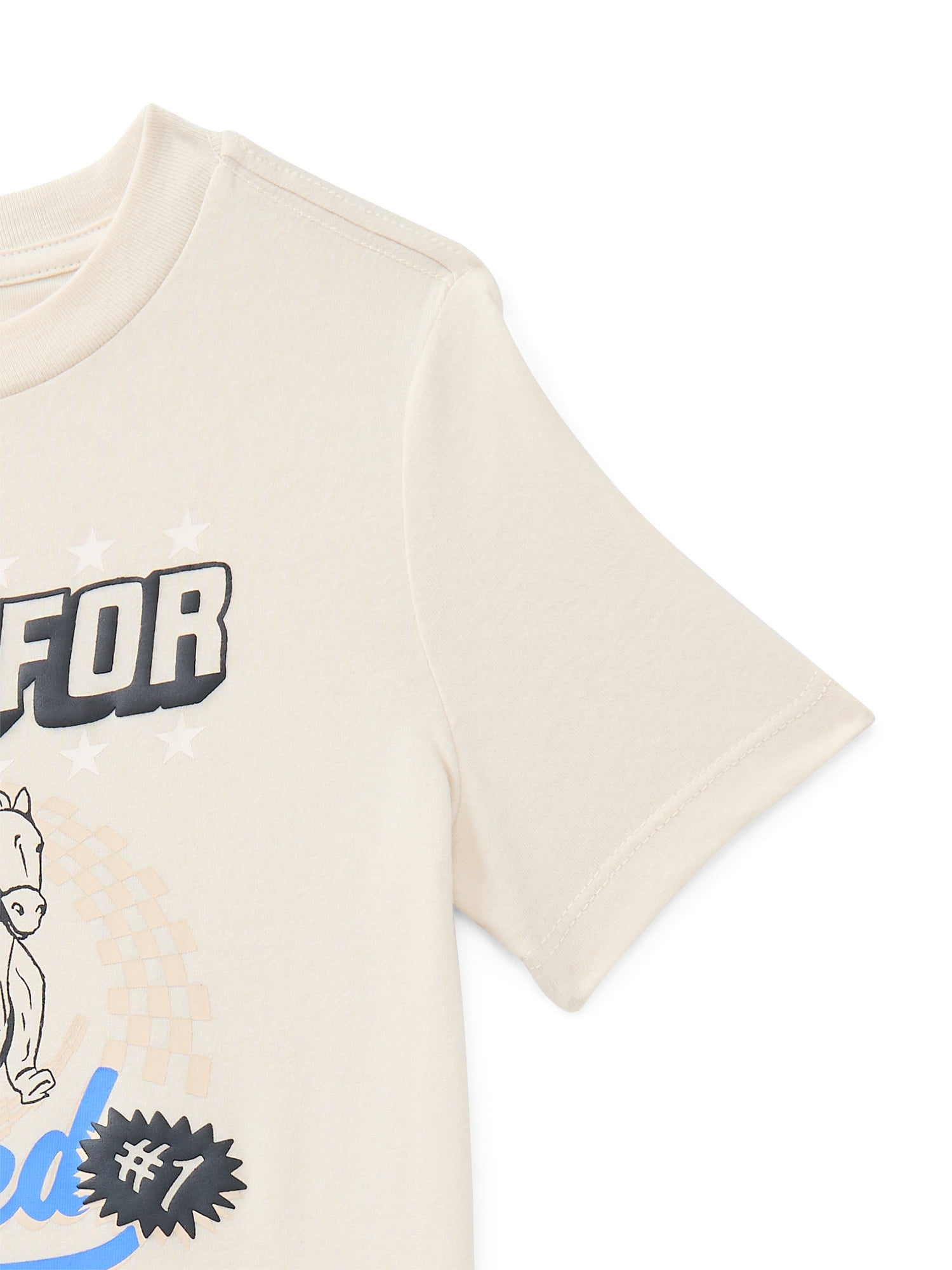 Wonder Nation Little Boys Graphic Tee with Short Sleeves, Sizes 4-10