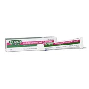 CURAD Anti-Itch 1% Hydrocortisone Cream, Anti-Itch Cream for Eczema, Rashes, Psoriasis and More, 1oz
